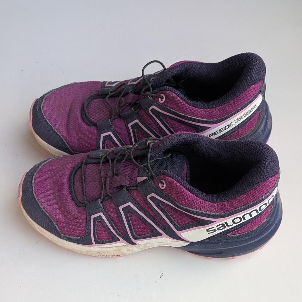 Salomon Women's Athletic Shoes in Purple and Black
